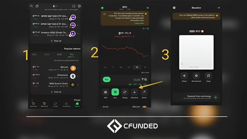 آموزش هولد کوین در کیف پول نرم افزاری